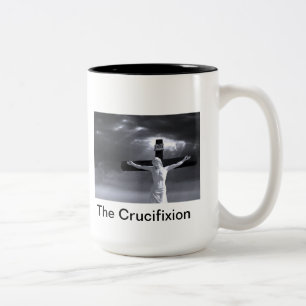Die Crucifixe-Tasse Zweifarbige Tasse