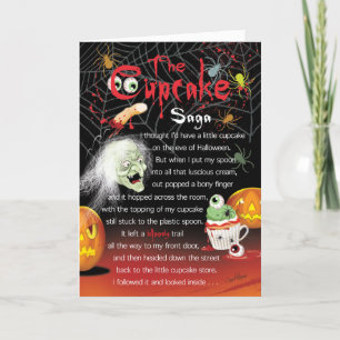 Die Cupcake-Saga, Halloween-Gedicht Karte