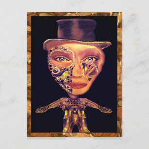 Die Cyborg-Steptänzer-Postkarte Postkarte
