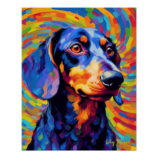 Die Dackel Hund 003 - Zetton Ziana Poster
