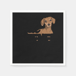 Die Dackel Whisperer Funny Dackel Serviette