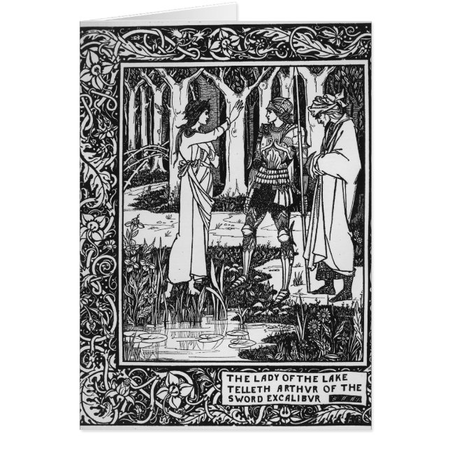 Die Dame des See telleth Arthur (Vorne)