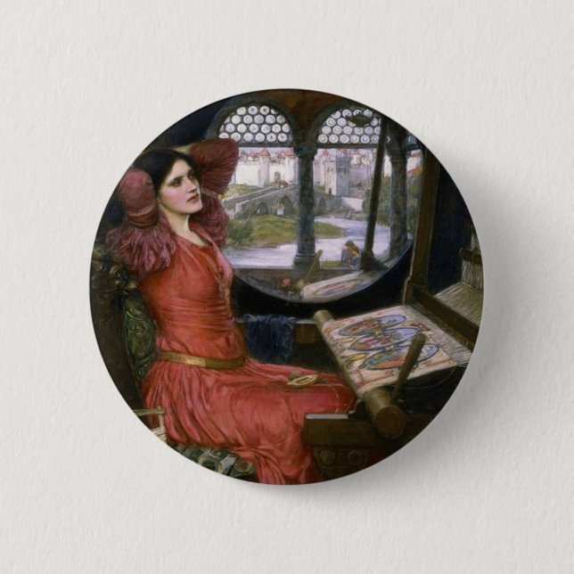 Die Dame des Waterhouses von Shalott Button (Vorderseite)