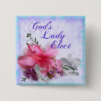 Die Dame Elect Pin des Gottes Button