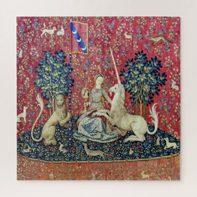 Die Dame und das Einhorn, die Augen (Vertikal)