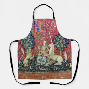 Die Dame und das Einhorn, die Augen Schürze