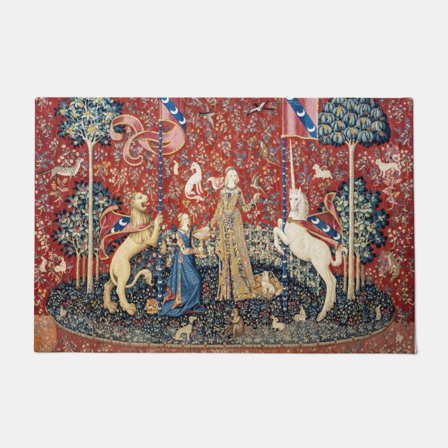 Die Dame und das Einhorn, Geschmack Fußmatte (Vorderseite)