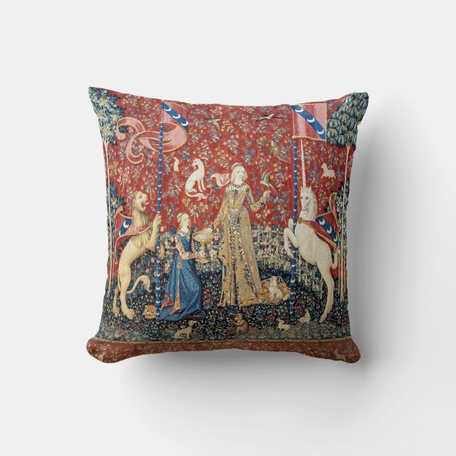 Die Dame und das Einhorn, Geschmack Kissen (Vorderseite)