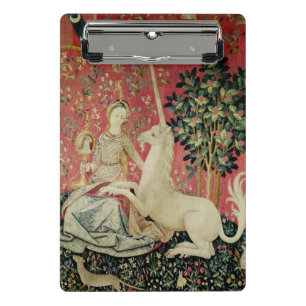 Die Dame und das Einhorn: 'Sight Mini Klemmbrett