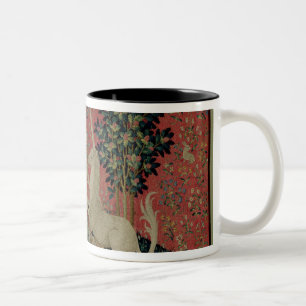 Die Dame und das Einhorn: "Sight Zweifarbige Tasse