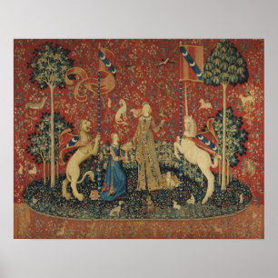 Die Dame und das Einhorn: 'Taste Poster
