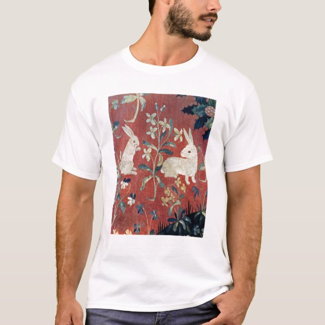 Die Dame und das Einhorn: 'Taste T-Shirt (Vorderseite)