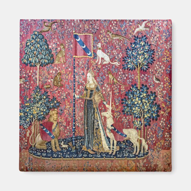 Die Dame und das Einhorn, Touch Magnet (Vorne)