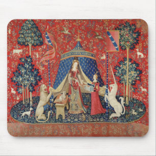 Die Dame und das Einhorn: "Zu meinem nur desire Mousepad