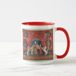 Die Dame und das Einhorn: 'Zu meinem nur desire Tasse