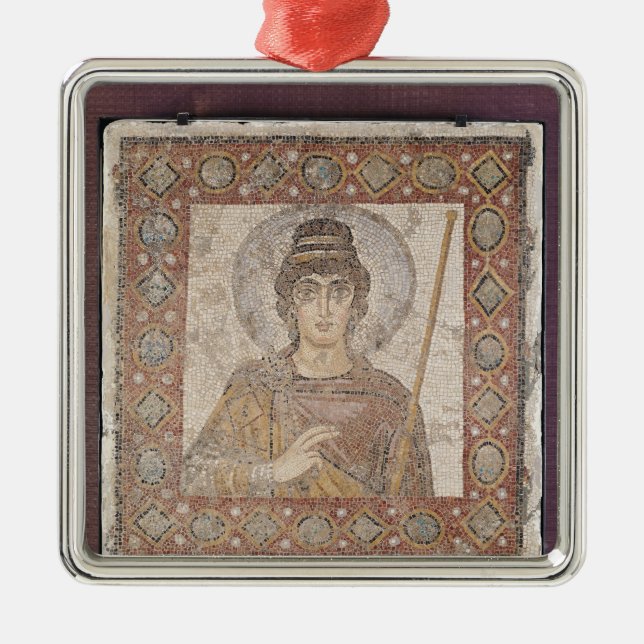 Die Dame von Karthago Silbernes Ornament (Vorne)