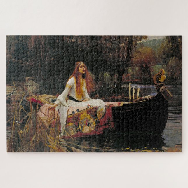 Die Dame von Shalott 1888 John William Waterhouse (Horizontal)