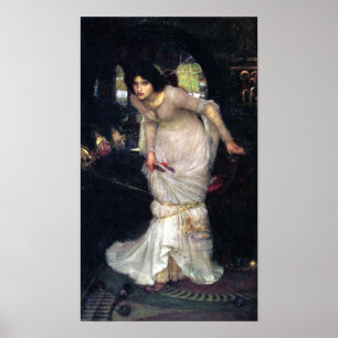 Die Dame von Shalott ~1894~ Poster