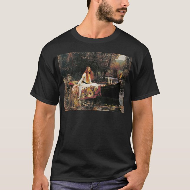 Die Dame von Shalott durch John William Waterhouse T-Shirt (Vorderseite)