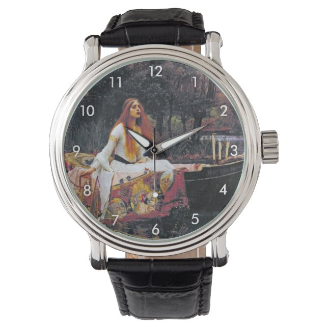 Die Dame von Shalott, John William Waterhouse Armbanduhr (Vorderseite)