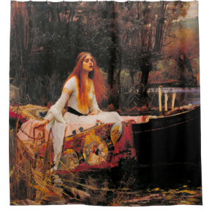 Die Dame von Shalott John William Waterhouse Duschvorhang