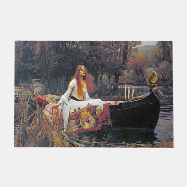 Die Dame von Shalott, John William Waterhouse Fußmatte (Vorderseite)