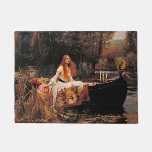 Die Dame von Shalott - John William Waterhouse Fußmatte