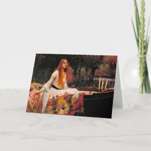 Die Dame von Shalott John William Waterhouse Karte