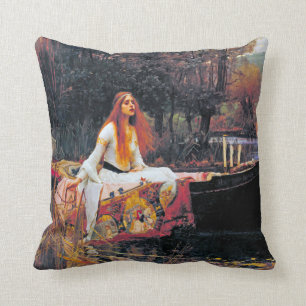 Die Dame von Shalott, John William Waterhouse Kissen