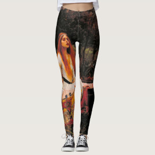 Die Dame von Shalott John William Waterhouse Leggings