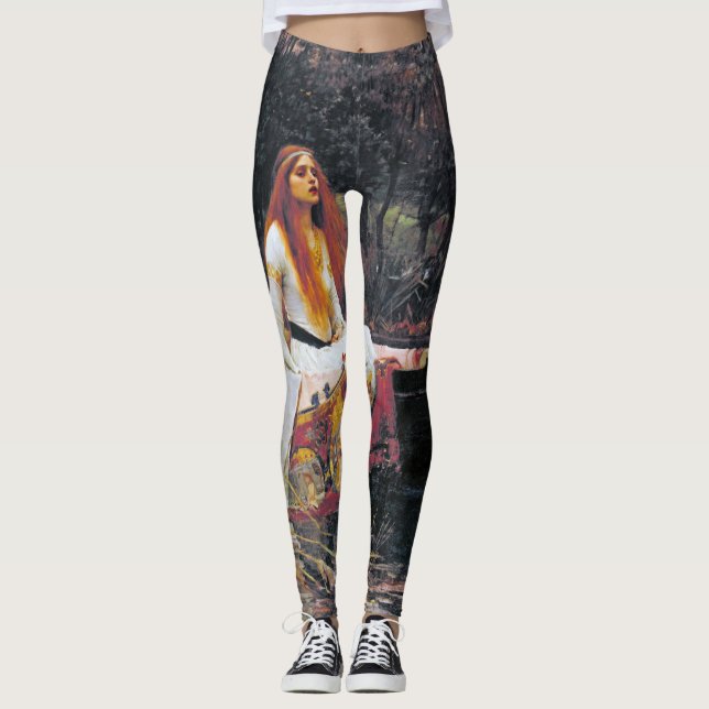 Die Dame von Shalott, John William Waterhouse Leggings (Vorderseite)