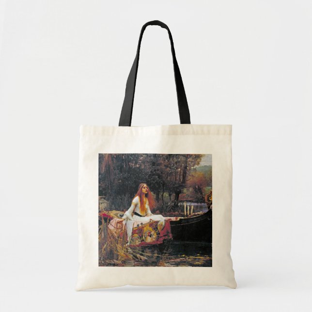 Die Dame von Shalott, John William Waterhouse Tragetasche (Vorne)