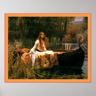 Die Dame von Shalott Poster