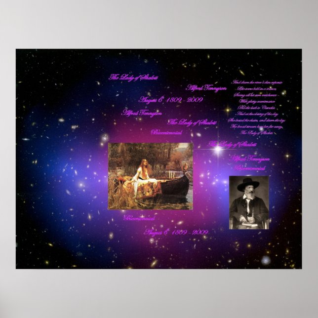 Die Dame von Shalott Poster (Vorne)