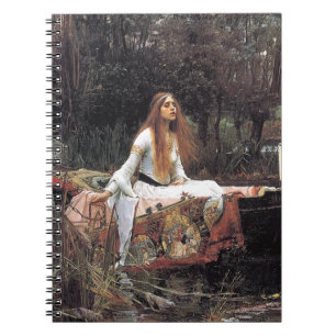 Die Dame von Shalott von John W. Waterhouse Notizblock