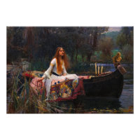 Die Dame von Shalott von John William Waterhouse