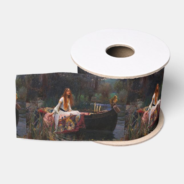 Die Dame von Shalott von John William Waterhouse Ripsband (Spule)