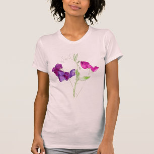 "Die Damen-Spaghetti-Spitze der Platterbsen T-Shirt