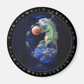 Die Dämmerung der Iguana Magnet