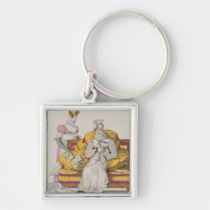 Die Dämpfe oder der Abrechnungstermin, überziehen Schlüsselanhänger