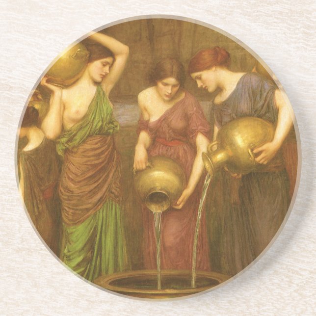 Die Danaides von John William Waterhouse Getränkeuntersetzer (Vorne)
