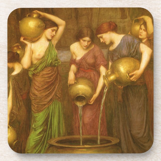 Die Danaides von John William Waterhouse Getränkeuntersetzer (Vorderseite)