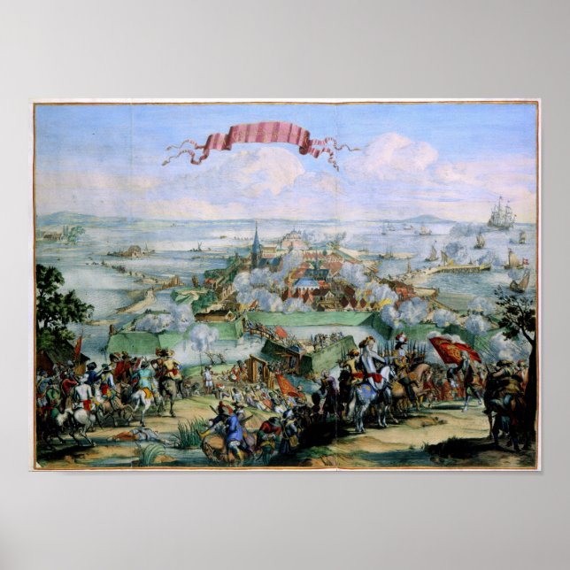 Die dänische Eroberung von Kristianstadt 1675 Poster (Vorne)