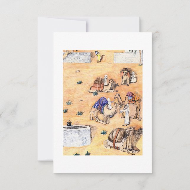 Die 🐪 dankeskarte (Vorderseite)