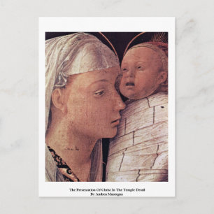 Die Darstellung Christi im Tempeldetails Postkarte