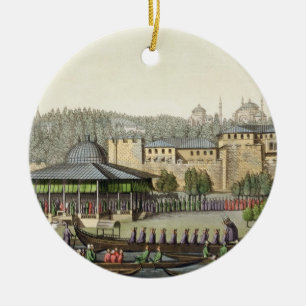 Die Darstellung des Admirals zum Sultan, Winkel Keramikornament