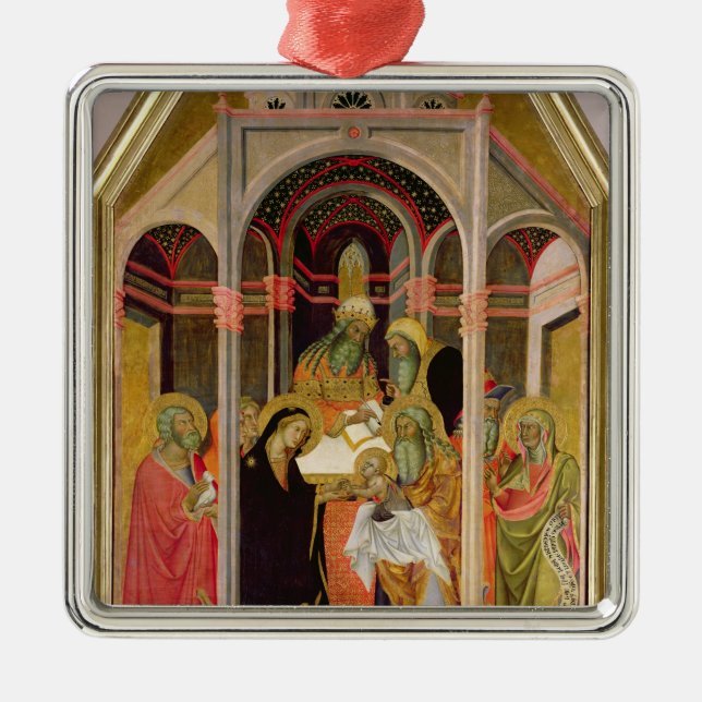 Die Darstellung im Tempel 2 Silbernes Ornament (Vorne)