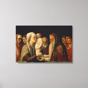 Die Darstellung von Jesus im Tempel Leinwanddruck