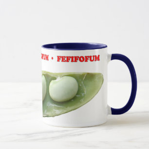 Die das FEFIFO FUM des Riesen Bohnen-Tasse Tasse