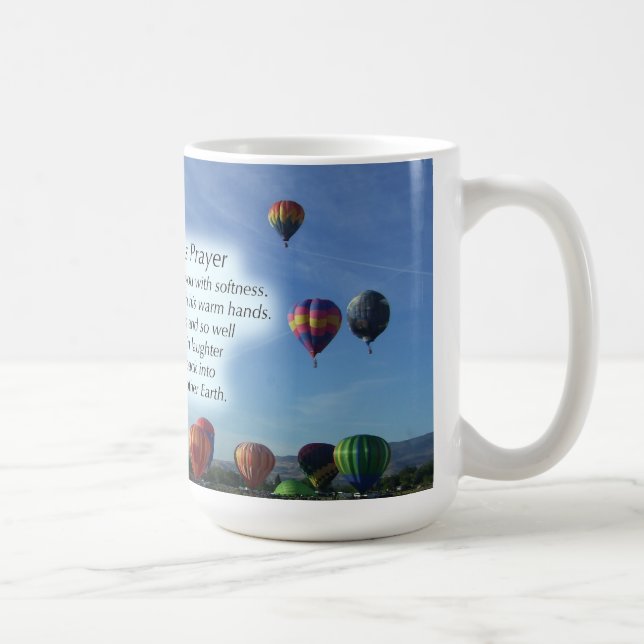 Die Das Gebets-Tasse des Balloonists Kaffeetasse (Rechts)